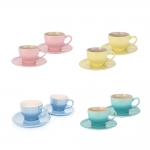 카푸치노 컵 & 받침 (색상선택)